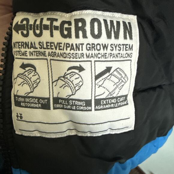 Columbia Sportswear Youth Hooded Jacket L 14-16 Black & Blue Winter Warm coat - Picture 6 of 7